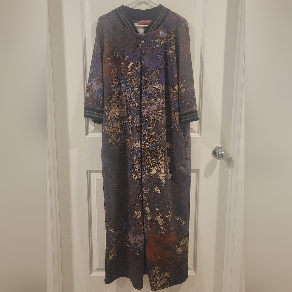 Marina Rinaldi Vintage Marina Sport Abito Jersey Dress Size Large